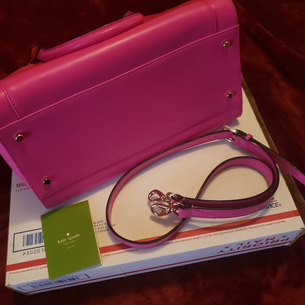 Kate Spade Handbag-Hot pink - Picture 3 of 4